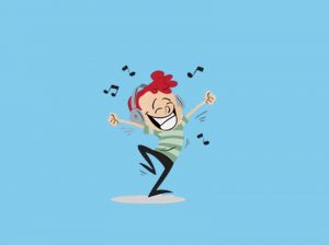 caricature boy dancing | Heartfelt Congratulations on Your Wondrous Day of Destiny