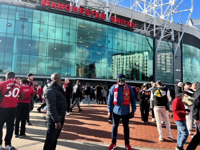 Chief Amechi at Old Trafford for a football match 1024x768