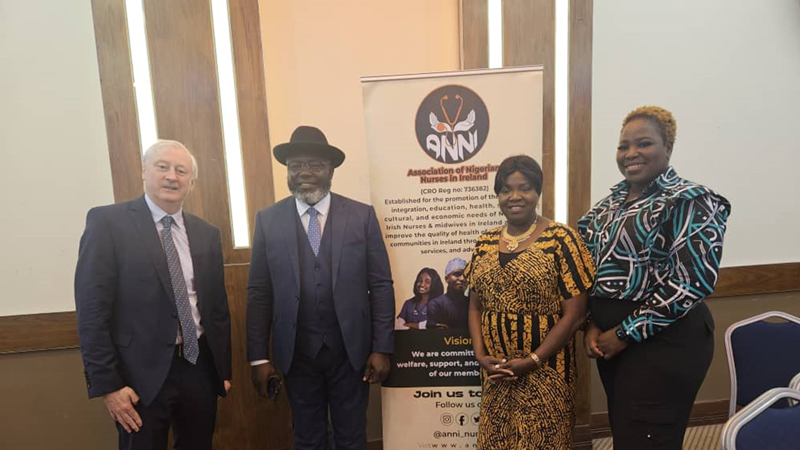 Chief Dr. Tony Amechi with some participants at the conference