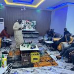 Chief Tony Amechi addressing his visitors