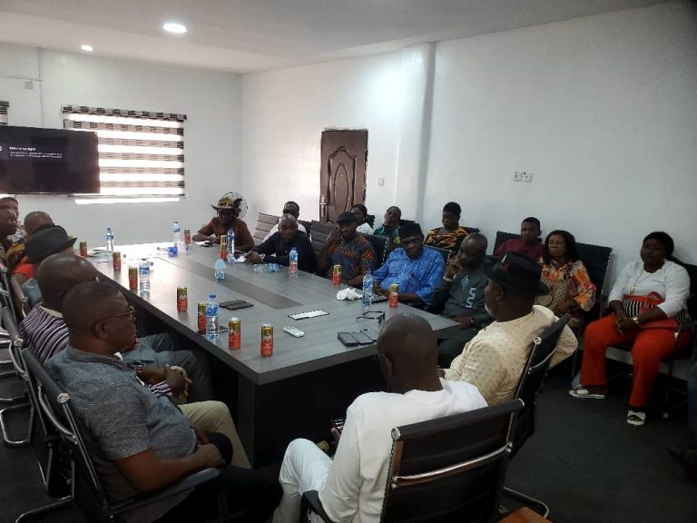 Chief Tony Amechi making an observation at the meeting