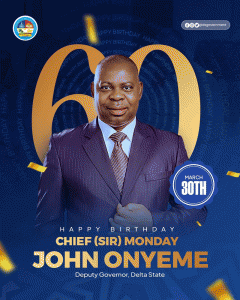 Sir Monday Onyeme at 60